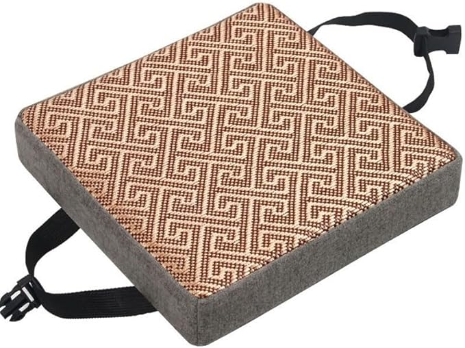 11/12/14/16 Inch Stool Cushion Square with Ties, Non-Slip Square Seat Cushion for bar stools with Machine Washable Cover(16,10X10x3in/25x25x8cm)