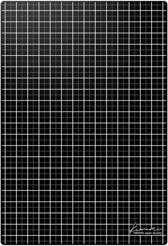Kyoei Plastic WMS-A5-BL Writing Mat, A5, Black, Grid