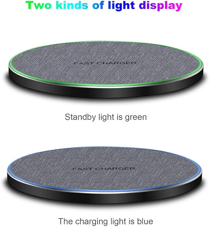 Fast Wireless Charger,20W Max Wireless Charging Pad Compatible with iPhone 17/16/15/14/13/12/SE/Pro/XS Max/XR,AirPods;FDGAO Wireless Charge Mat for Samsung Galaxy S25/S24/S23/Note,Pixel/LG