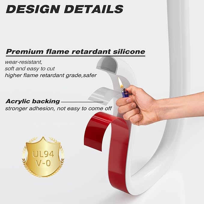 118" TV Cord Hider for Wall Mounted TV, Selfadhesive Wall Cable Hider for 2-3 Cords, Flexible Silicone White Cord Covers Wire Hiders for Cords on Wall,Babyproof Cable Concealer Racewasy Management