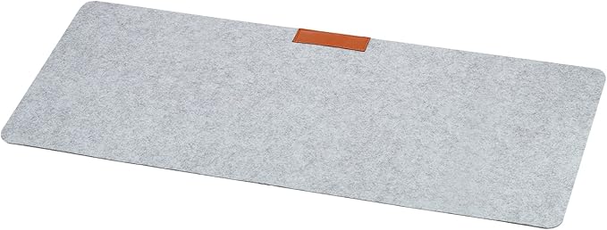 PATIKIL 35x12 Desk Mat Protector, Dual Side Soft Smooth Mouse Pad Writing Mat for Office Home, Gray