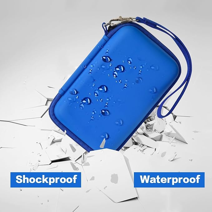 ANKHOH Case for Anker MagGo for Ucomx 3-in-1 for MagGo UFO Charging Station,for Augnner for Iseyyox for Apple MagSafe Duo for LISEN Wireless Charger Foldable Magnetic Charging Stand Storage Box-Blue