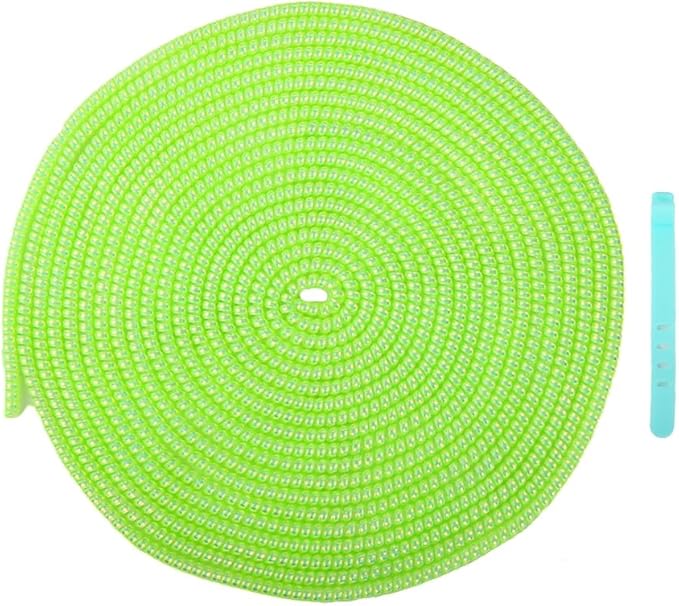 4.8M(15.75FT) Spiral Cable Protector, Multicolor Suitable for Most Phone/Pad/Laptop USB Wire Cord Savers Protection Cover Anti-Break Wrap Charger Data Line Cables Sleeves, Laser Green