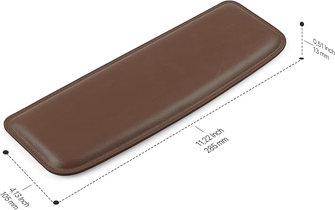 Londo PU Leather Keyboard Pad - Premium Ergonomic Support for Comfortable Typing at Work and Home