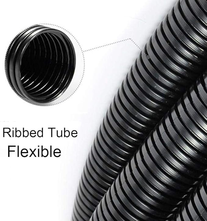 ZhiYo 10FT 1” Wire Loom Split Tubing Auto Wire Conduit Flexible Cover
