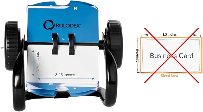 Rolodex Open Rotary Business Card File