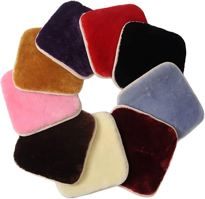 Anti-Slip Seat Cushions with Ties, Plush Dining Chair Pads, Durable Foam Cushions, Universal Stool Padding, Indoor-Outdoor Seat Cushions(Violet,Square 20X20in)