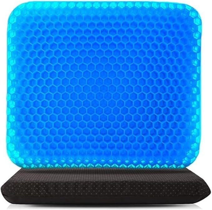 Summer ice pad Honeycomb Gel Office Chair Cushion, Long Sitting Silicone Butt pad, car Cool seat Cushion