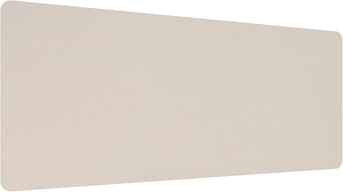 PATIKIL 24"x16" Desk Mat Protector, PVC Non-Slip Waterproof Mouse Pad Writing Mat for Office Home, Apricot