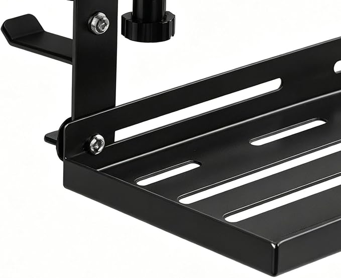 Under Desk Cable Management Tray - 15.63 Inch Metal No Drill Storage Tool,Desk Cable Management | for Bedroom Home Apartment Dormitory Office Internet Cafe