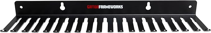 Gator Frameworks Wall Mountable Cable Hanger and Organizer with 19 Cable Slots, Ranges from 5-9mm Spaces (GFW-CABLEHANGER)