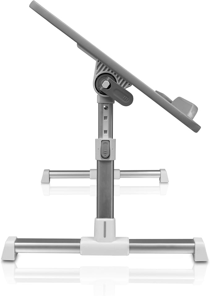 Aluratek (ACT01F) Adjustable, Foldable, Ergonomic, Laptop Cooling Table with Cooling Fan (Standing Desk, Sofa/Couch Tray, Floor)