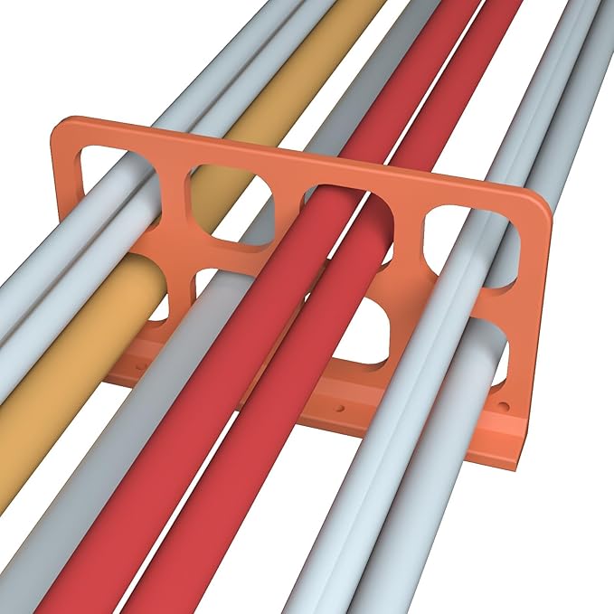 40PCS Cable Chase,Wire Bracket,Cable Support Bracket,Cable Box,for Wire and Cable Management Devices,Orange