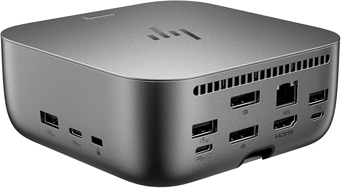 HP 280W G6 Thunderbolt 4 Ultra Dock Port Replicator Bundle w/DKZ Hub AW5M5UT#ABA (Universal Thunderbolt/USB-C Docking Station, Data Transfers to Any Brand Laptop, Single Cable for Charging) 5 Pack