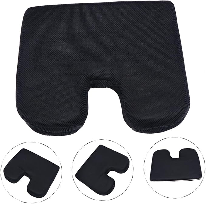 BESPORTBLE 1 Pc Car Seat Heighten Bottom Pad Breathable Buttocks Seat Cushion Mat Auto Bike Accessories