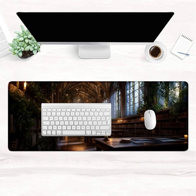 Desk Mat,Desk Pad, XXL Large Mouse Pad,Anti-Slip Big Mousepad with Stitched Edges,Extended Computer Mouse Pads for Desktop Church