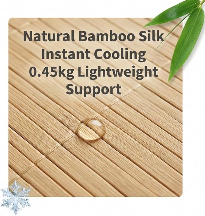 Autopeck Cooling Car Seat Covers Protector Cushion Standard Size Full Air Flow Ventilated Cover Pad Mat Breathable for Car Seat Driver Auto Chair Pads (Bamboo hue)