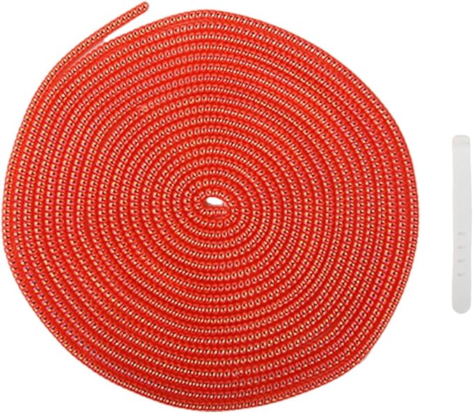 4.8M(15.75FT) Spiral Cable Protector, Multicolor Suitable for Most Phone/Pad/Laptop USB Wire Cord Savers Protection Cover Anti-Break Wrap Charger Data Line Cables Sleeves, Laser Red
