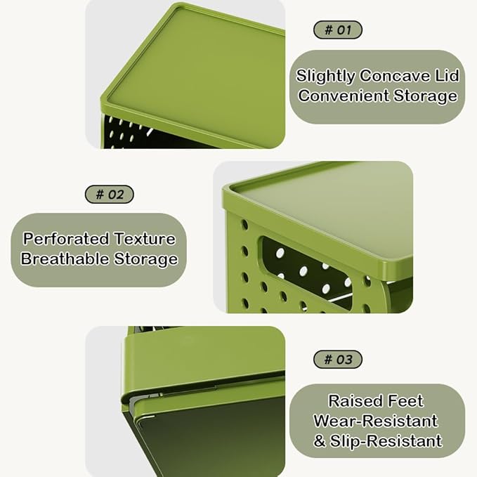 Stackable Desk Organizer, Desktop File Organizers, Tool-Free Assembly Organizer, Stationery, Office Organization(1 Large Black & 2 Small Green).