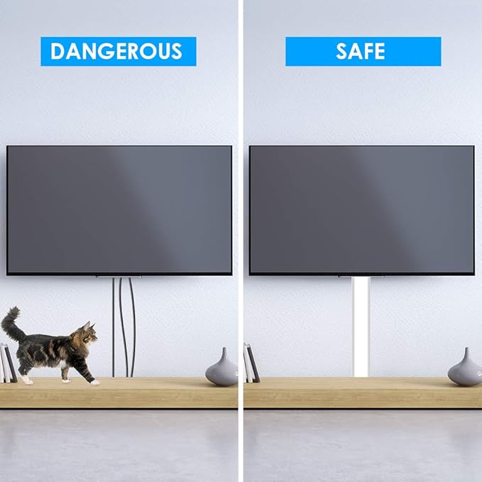 47in XX-Large Cord Hider Wall Mounted TV, Pre-drilled Cord Cover, Wire Hiders for TV on Wall, Paintable Cable Cover, W2.36in H0.75in