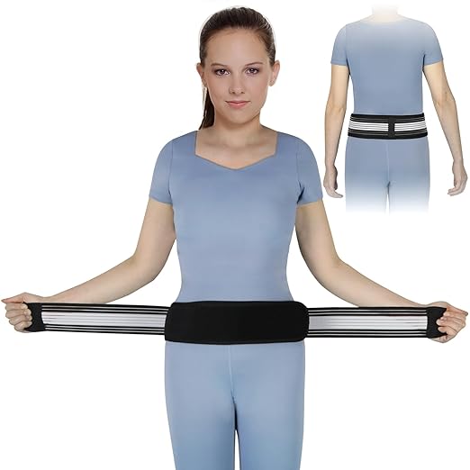 Waist Belt Sacroiliac Hip Belt, Lumbar Support Sciatica Pain Relief, Sacroiliac SI Joint - Lower Back Support Brace for Women and Men, Non-Slip and Adjustable & Breathable Back Pain Relief
