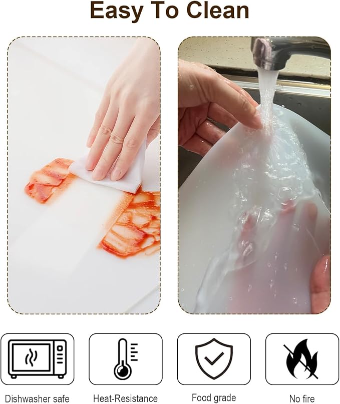 Silicone Mats for Crafts, 28" x 20"x1.3MM Large Silicone Mat,Silicone Mats for Kitchen Counter,Craft Mat, Nonskid Heat Resistant Desk Saver Pad, Multipurpose Mat, Placemat, Translucent