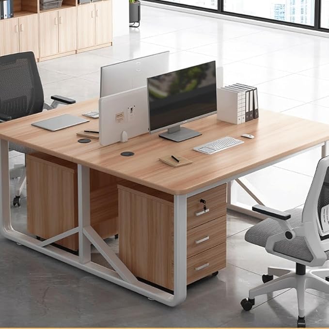 Computer Staff Desk Staff Workstation Office Desk nd Chair Combination