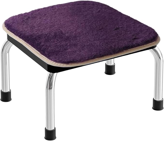 Anti-Slip Seat Cushions with Ties, Plush Dining Chair Pads, Durable Foam Cushions, Universal Stool Padding, Indoor-Outdoor Seat Cushions(Violet,Rectangular 12X16in)