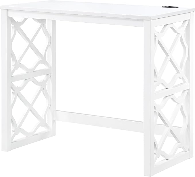 3-Piece Computer Gaming Desk Set with Rolling Desk and Stool, Home Office Corner Desks, Bedroom Craft Study Table, Adjustable Work Standing Desks for Home Office Furniture,White