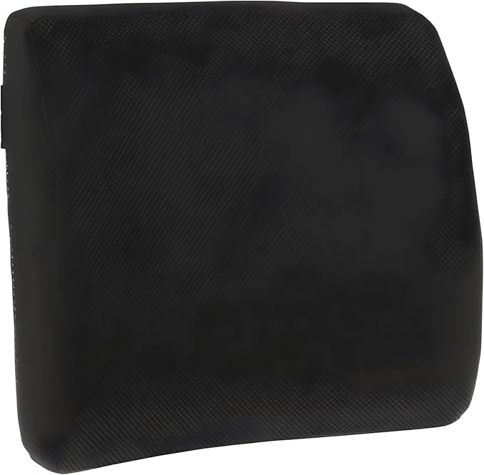 Lumbar Support Cushion for Office Chair & Car — Memory Foam Back Pillow for Lower Back Comfort | Ergonomic Lumbar Pillow for Posture Support | Adjustable Strap | Breathable Washable Cover