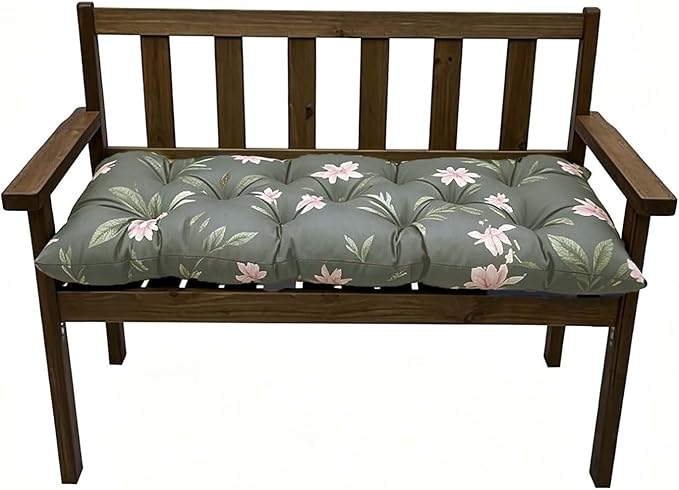 Waterproof Swing Chair Cushions for Outdoor Furniture Patio Beach Cushion Floral Outdoor Garden Beach Seat Pad 20 x 40 in Blue Pink