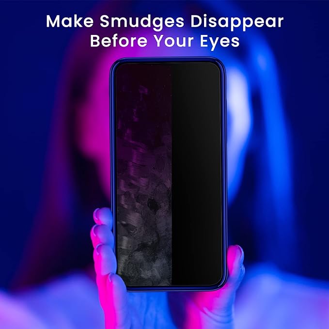 EVEO Screen Cleaner Spray and Wipe - 2-in-1 Car Screen Cleaner & iPhone Cleaner Touchscreen Mist Cleaner for Laptop, Computer, MacBook, iPad and More - 1 Pack (Rose Gold)