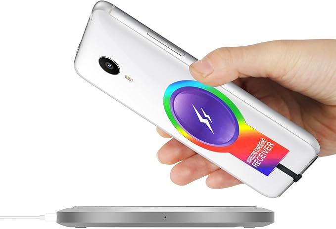 IVY Type-C 5V/3A QI Wireless Charging Receiver Adapter for Samsung A16 A26 A36 A56 A06 A15 A55 A35 A25 A54 A14 A34 A24 A13 A23 A33 A53 A12 A22 A32 A42 A52 Compatible with Magsafe