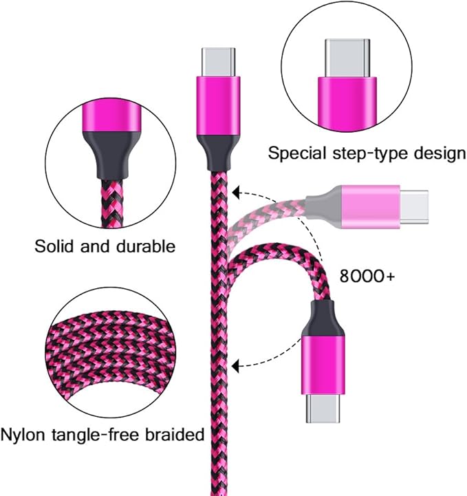 USB Typc C Car Charge,HUHUTA Dual Port Car Charger Plug with 6ft USB C Charger Cable Replacement for Samsung Galaxy S10/S9/S8 Plus,MacBook,LG G6 V20 G7 V30 V40, Google Pixel,Nexus 6P 5X