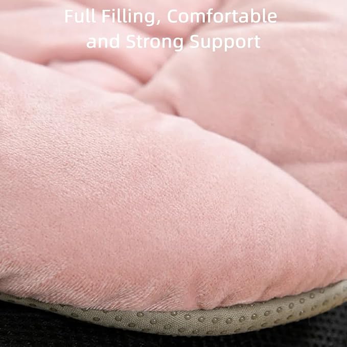 Desk Chair Cushion Office Chair Pad with High Back Support Seat Cushion with Non-Slip Bottom for Office Car Home Dining Room Kitchen