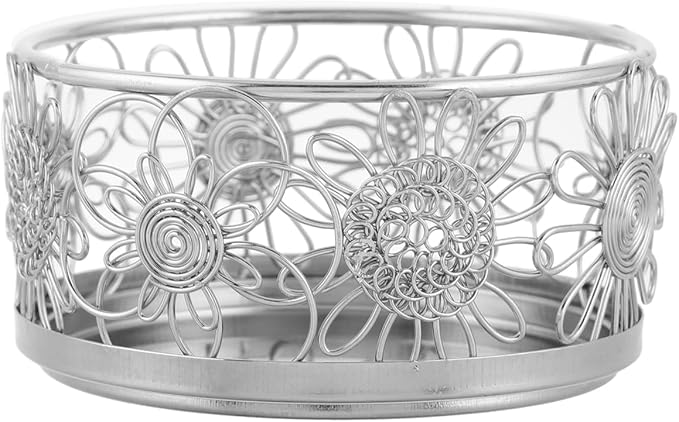 ABOOFAN Mini Stainless Steel Paper Clip Holder – Space-Saving Round Desk Organizer for Safe Handling & Compact Workspace Storage – for Office, Home, Makeup, and Stationery Use