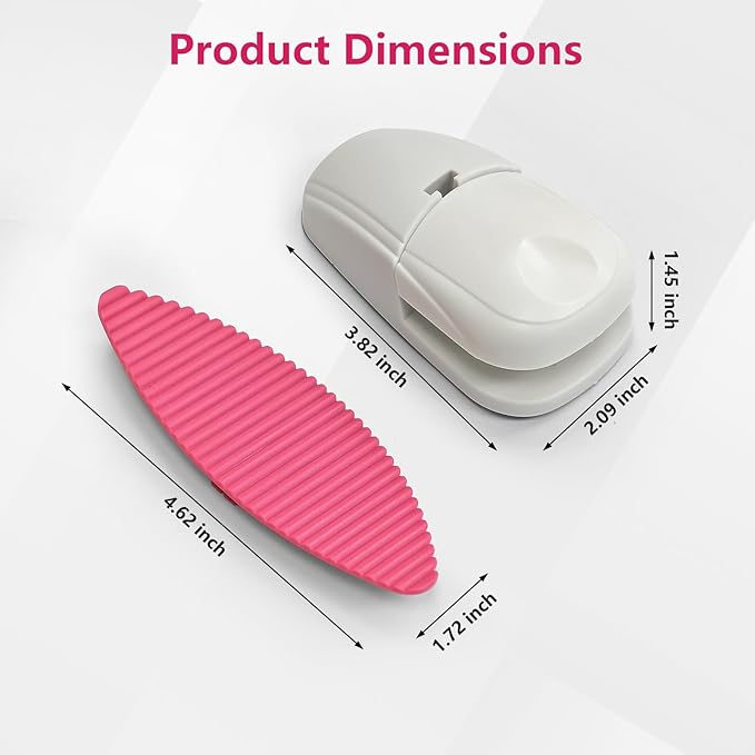 Plastic Document Holder for Typing, Portable Paper Stand with Non-Slip Base for A4 Paper, Compact Reading Clip Holder for Office Desk, Computer, Bank - Red