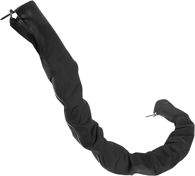 Premium 48-Inch Black Zippered Rigging Sleeve - Advanced Trolling Motor Cable Protection, Weather-Resistant, Convenient Access, Organized Cable Management
