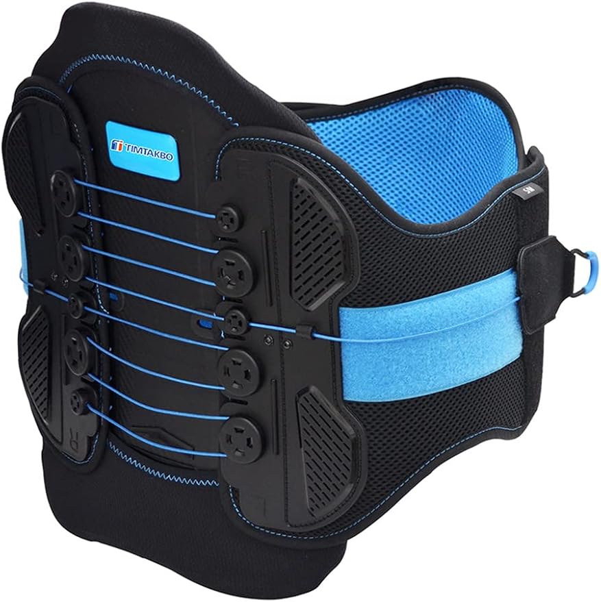 LSO Back Brace with Maximum Decompression Plate,Adjustable Arch Back Support,Dual Pulley System Lumbar Support Belt for Herniated Disc,Spine Stenosis,Sciatica,Scoliosis(L/XL fit belly 33.75-47")