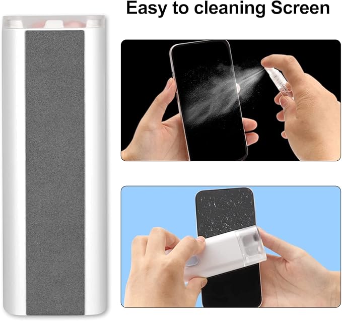 7-in-1 Electronic Cleaner Kit,Keyboard Cleaner,Laptop Cleaner Kit for Monitor, Cell Phone, Headset, Lego, Laptop Camera Lens (Pink)