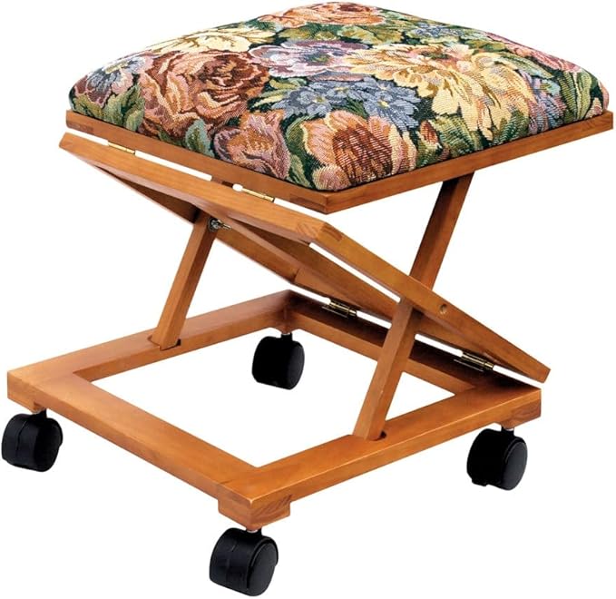 Footrest Adjustable Fold-A-Way Tapestry
