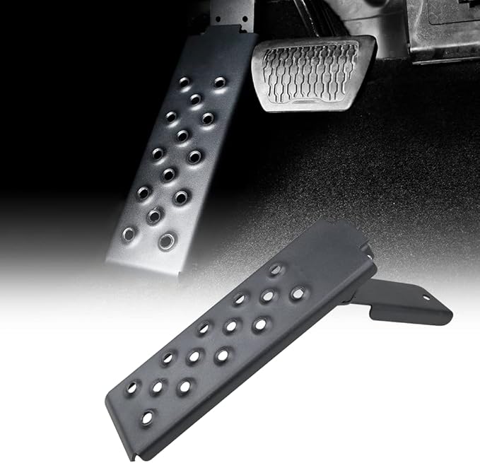 JROAD Driver Side Dead Pedal Left Side Foot Rest Kick Panel Compatible with Jeep Wrangler JL JLU 2018 2019 2020 2021 & Gladiator JT 2018-2021
