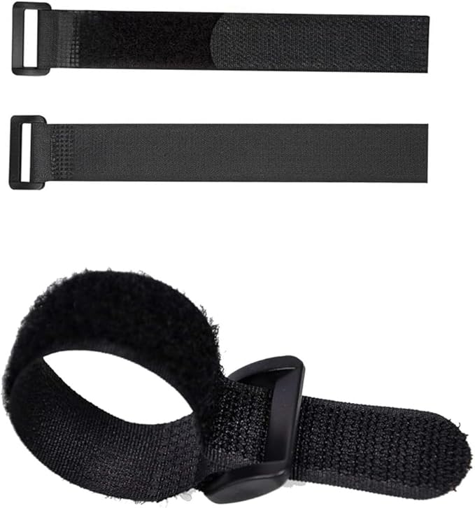 20 Pack 8 Inch Reusable Fastening Cable Straps,Adjustable Multi-Purpose Hook and Loop Straps Nylon Cable Ties for Wire Cable Management Home Office Garage Outdoor Organization