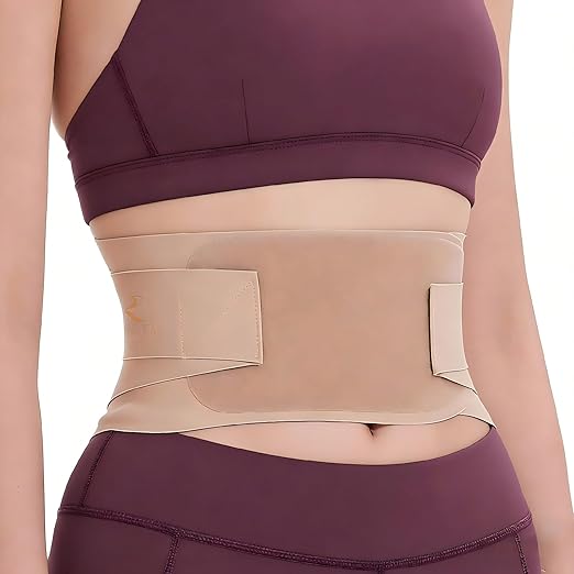 RANDY SUN Back Support for Women Ergonomic, Lightweight Posture Corrector for Office, Commute, No Pinching or Slipping, Improve Slouching Gentl, Beige, S-M