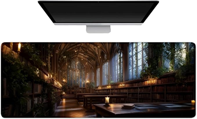 Desk Mat,Desk Pad, XXL Large Mouse Pad,Anti-Slip Big Mousepad with Stitched Edges,Extended Computer Mouse Pads for Desktop Church
