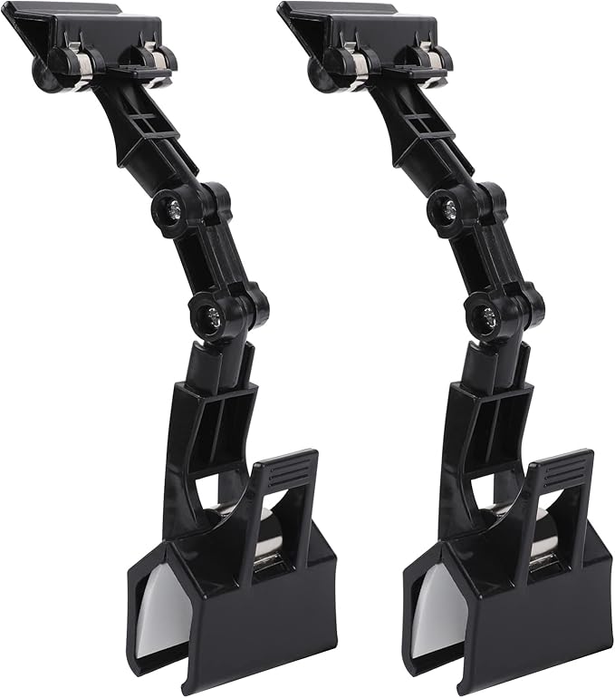 2 Pack Document Holder Adjustable for Typing Flexible Documents Holder Foldable Paper Copy Holder Clip Rotatable Handy Artist Supplies Holder for Computer Monitor Canvas Clamp