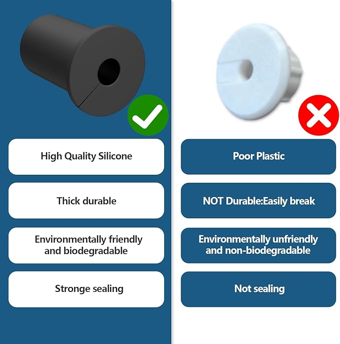 2PCS 3/4 inch starlink Wall Grommets for Cables,Wall Cable Pass Through for starlink,Star Link Cable Routing kit Accessories for starlink ethernet Cable Wall Bushing Feed Through