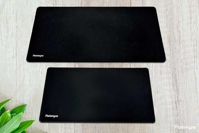 Photomyne Large Scanning Pad, Desk pad, Mouse pad for Desk with Stitched Edges, Superior Micro-Weave Cloth, Non-Slip Base, Water Resistant, Desk Mat for Home & Office, Available in Size 15.75 * 31.5