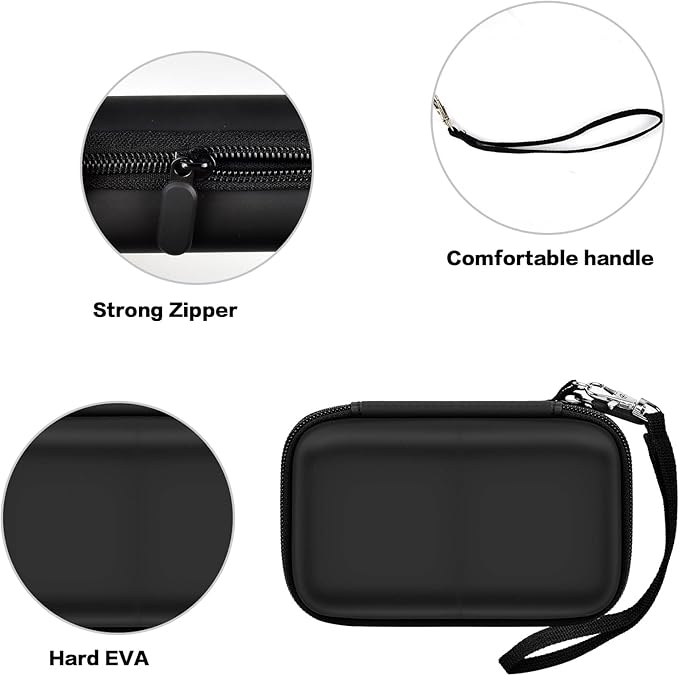 ANKHOH Case for Anker MagGo for Ucomx 3-in-1 for MagGo UFO Charging Station,for Augnner for Iseyyox for Apple MagSafe Duo for LISEN Wireless Charger Foldable Magnetic Charging Stand Box-Black