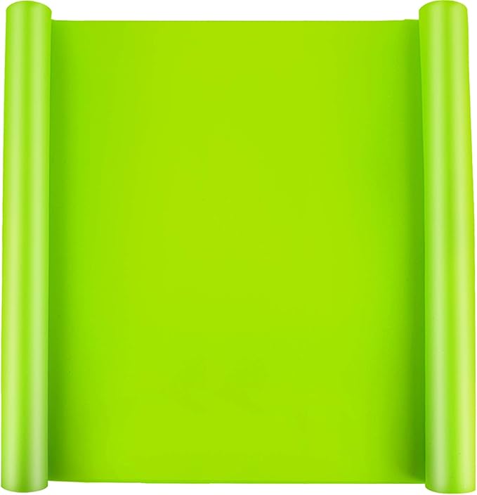 LEOBRO Silicone Mat, 23.4” x 15.6” Green Silicone Mats for Crafts, Resin Molds, Desk Mats, for Resin, Clay, Paint, Arts and Crafts, 1 MM Thick